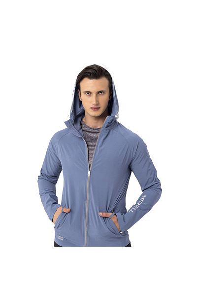Merrell Just Ανδρικό Μπουφάν για τρέξιμο Μπλε Ανδρικό Μπουφάν για τρέξιμο M4justm