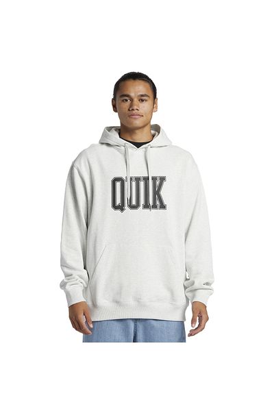 Quiksilver Λευκό ανδρικό γιακά με κουκούλα κανονική μέση κανονική εφαρμογή Φούτερ Aqyft03407griffın Hoodie