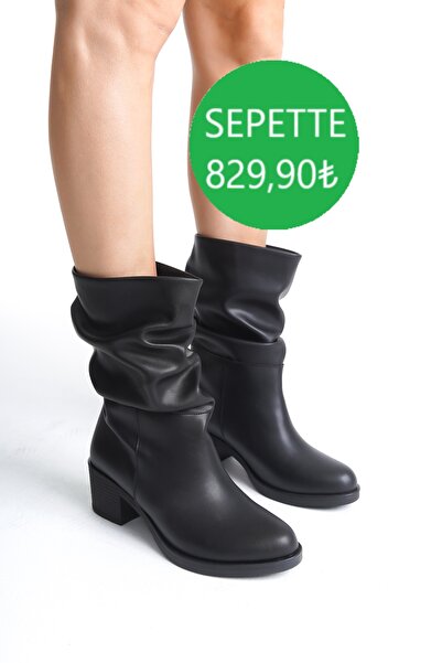 Halloween أحذية نسائية سوداء بكعب منفاخ أحذية يومية بكعب