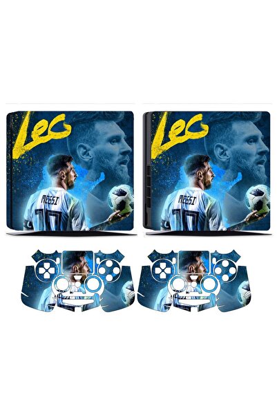 Kt Grup Soyut Renkler Playstation 4 Slim Kasa Full Sticker Kaplama Seti