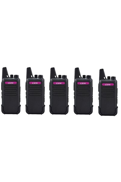 ZASTONE 5'li LİON  Pmr 446 TÜRKÇE KONUŞAN Beşli El Telsizi