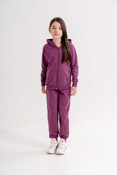 Mışıl Kids Girl's Sports Tracksuit Set - Zippered