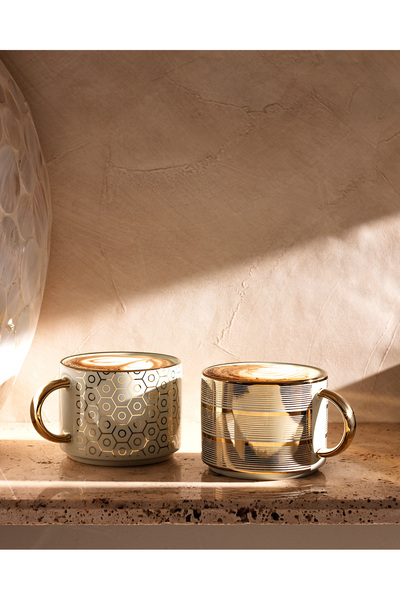 Madame Coco Palis 2-Piece Mug Set - Mint Green - 450 ml
