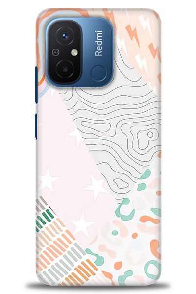 Sitrin Aksesuar حافظة هاتف Xiaomi Redmi 12c مطبوعة بدقة عالية - متعددة الألوان / الطراز