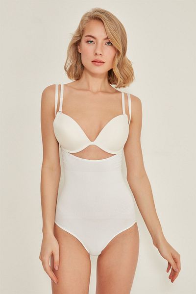 C&City C12023 Slip Body Life Corset White