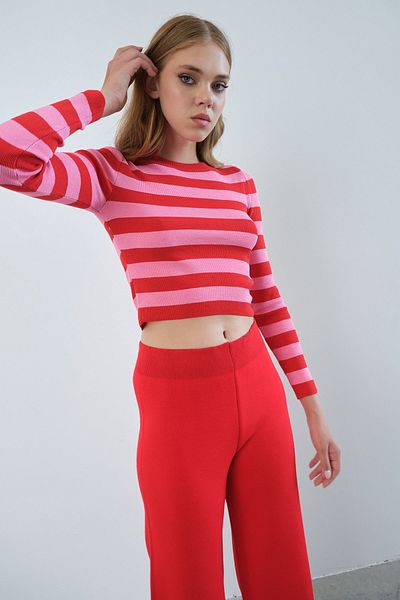 PARKhande Red Striped Knitwear