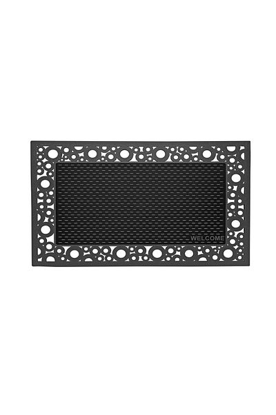 Koza Home Decorative Black Door Mat462705