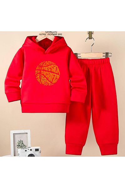 BENROMA Basket Ball Printed Children's Tracksuit Set - Unisex Oversize Fit