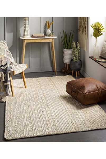 Koza Halı Natura El Dokuma Jüt Bohem Tarz Otantik Salon Oturma Odası Koridor ...