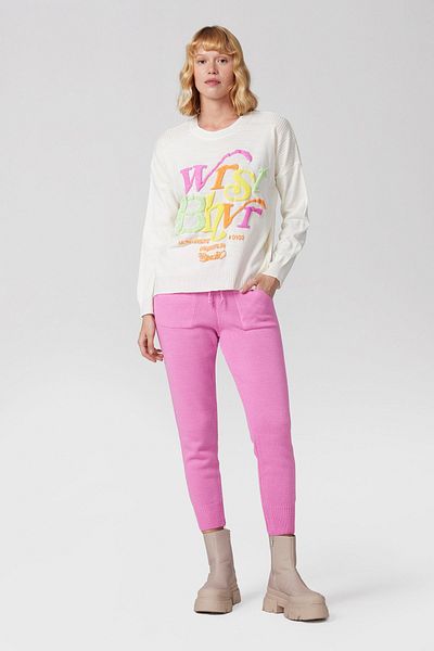 PARKhande White Berlin Printed Sweater