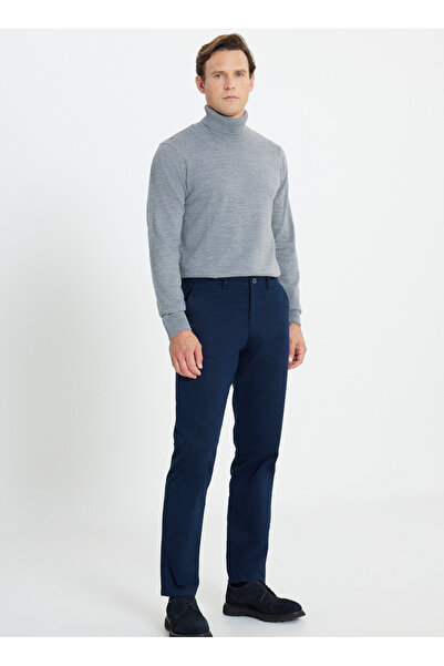 ALTINYILDIZ CLASSICS Altınyıldız Classics Normal Bel Comfort Fit Lacivert Erkek Pantolon ACE012510181_PANTOLON YAN CEP