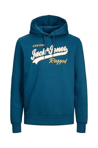 Jack & Jones JJELOGO СВІТШОТ З КАПЮШОНОМ 2 COL 23/24 NOOS BLUE
