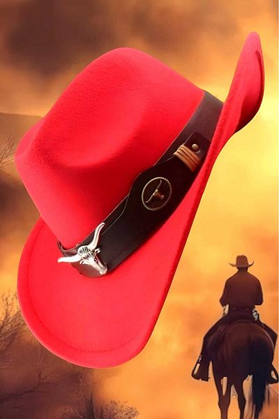 Uniquetrenders Унисекс каубойска шапка Fedora Каубойска шапка Каубойска шапка