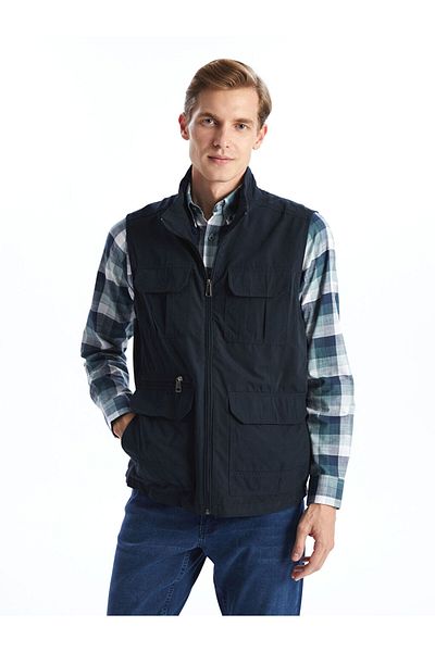 LC Waikiki Standard Fit Stand Collar Men's Hunting Vest
