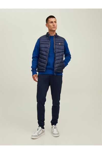 Jack & Jones JJEHERO BODYWARMER COLLAR NOOS Navy