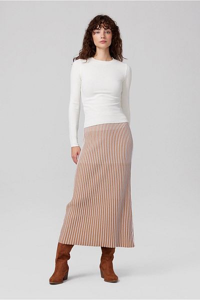 PARKhande Crew Neck Loose Basic Sweater - White