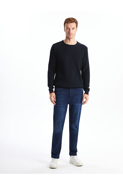 LC Waikiki Crew Neck Long Sleeve Men's Knitwear Sweater