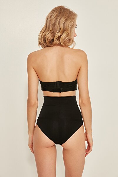 C&City C12039 Seamless Double Slip Corset Black