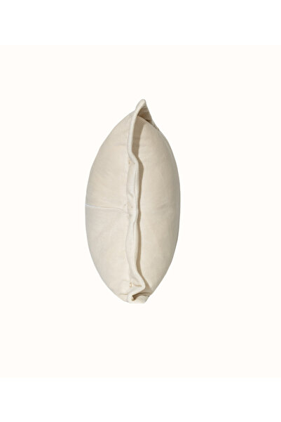 Koza Home Ibiza Cream Velvet Pillow 30X50 5012