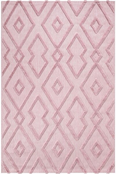 Koza Halı Silva Pembe Halı Yıkanabilir Halı Balkon Halısı Oturma Odası Koridor Yatak Odası Halısı 58594a