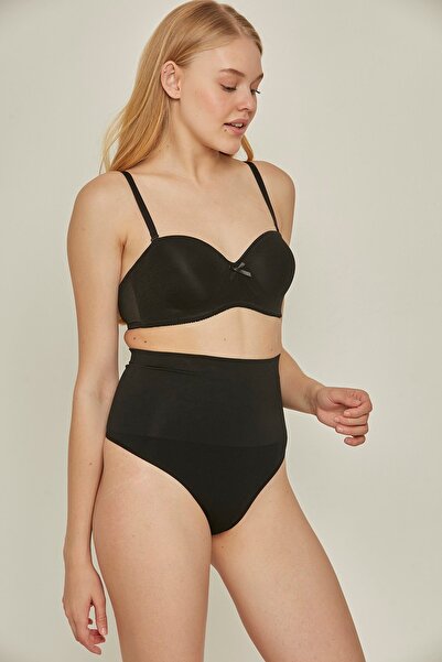 C&City C12020 Double String Corset Black