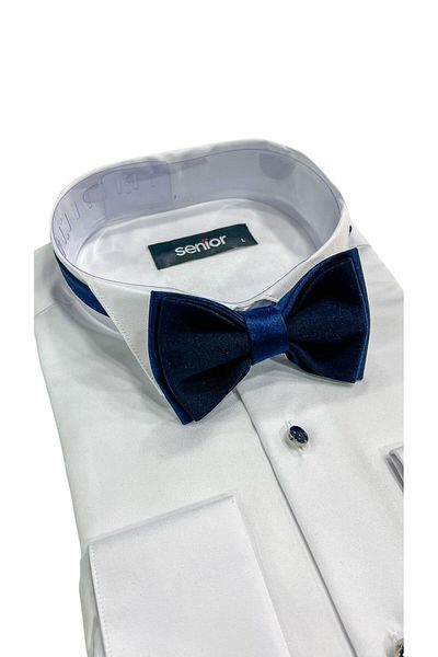 SENİOR Men's Cuffed Groom's Shirt