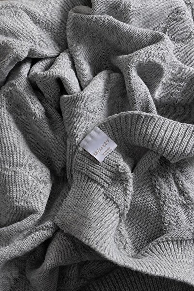 Koza Home Espuma De Mar Gri Tv Battaniyesi 130x170 37132