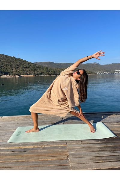 SOLENROSA Πετσέτα Poncho Welsoft Fleece