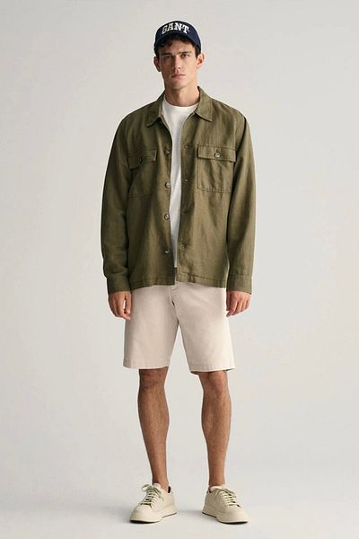 Gant Men's Cream Relaxed Fit Shorts