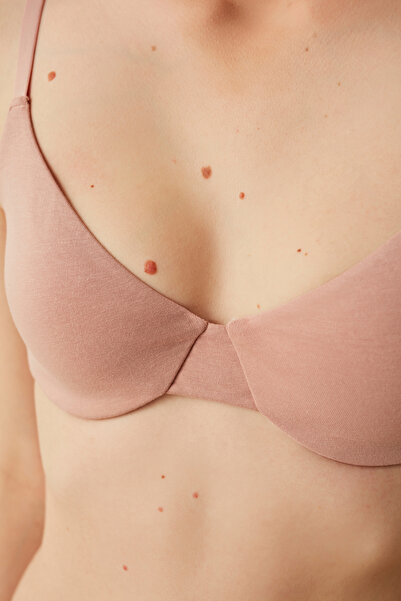 Penti Σουτιέν Cotton Dusty Rose Comfy Wired Cotton Underwire