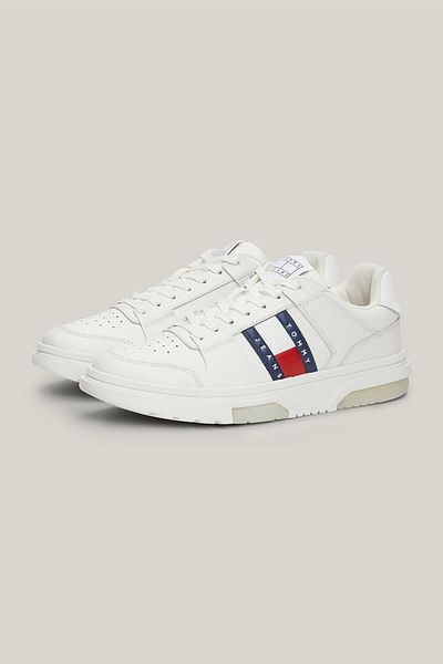Tommy Hilfiger Tommy Jeans Women's Brooklyn Leather White Sneakers