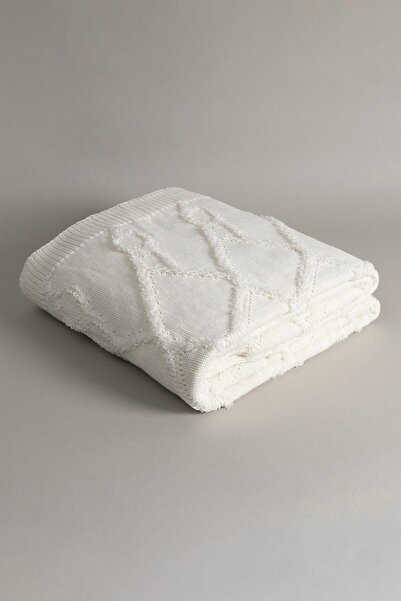 Koza Home Espuma De Mar Cream Single Blanket 160x220 37126