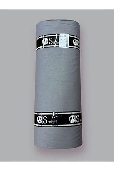 AS TEKSTİL Poplin Fabric Dark Gray 100% Cotton Super Luxury Akfil (1 Meter)