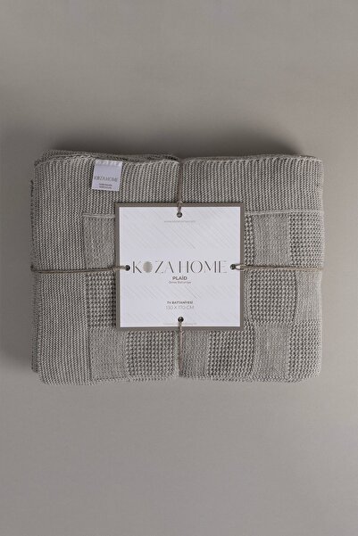 Koza Home Plaid Mink TV Blanket 130x170 15012