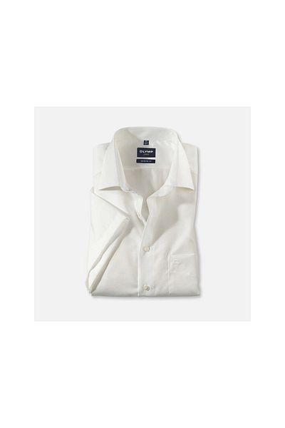 OLYMP Kurzarm Business Hemd Für Herren In Beige