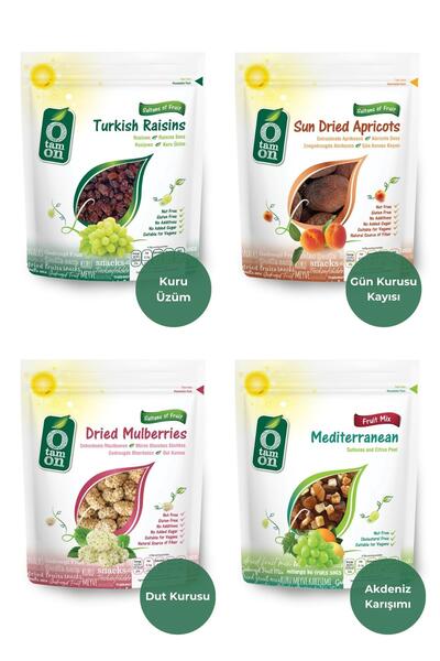 Otamon Keşif Paketi (KURU ÜZÜM, GÜN KURUSU KAYISI, DUT KURUSU, AKDENİZ KARIŞIMI)