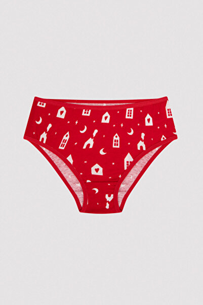 Penti Chiloți slip din 3 piese pentru fete albastru închis