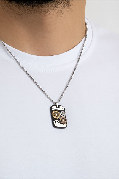 So CHIC... Zamansız Etki 50 Cm Çelik Erkek Kolye