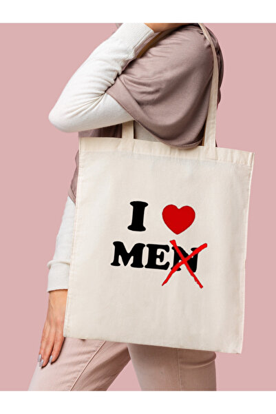 Cemira Y2K I Love Me - Pinterest Retro platnena torba za kupovinu Kirap Torba