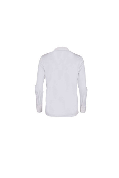 ETERNA Langarmbluse für Damen in weiß