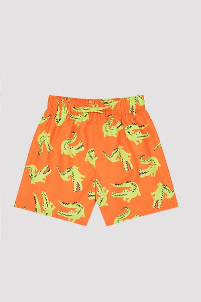 Penti Boy's Crocodile Printed Swimsuit
