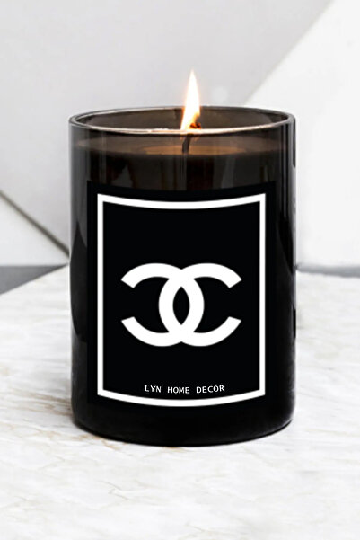 LYN HOME & DECOR Siyah Bardak Mum