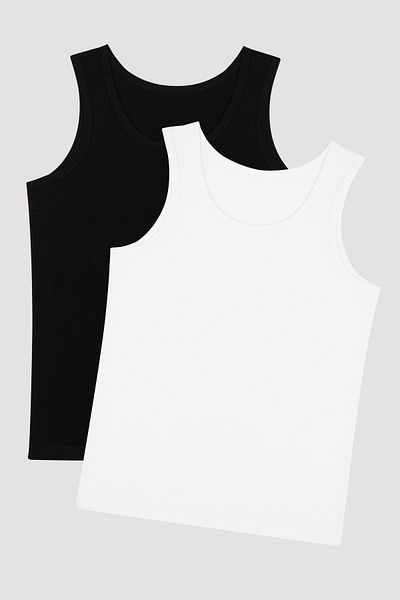 Penti Multicolored Boy's Organic 2-Piece Undershirt