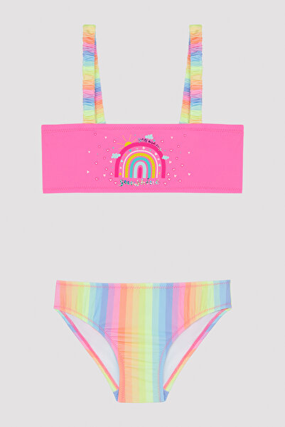 Penti Girl's Rainbow Strapless Bikini Set