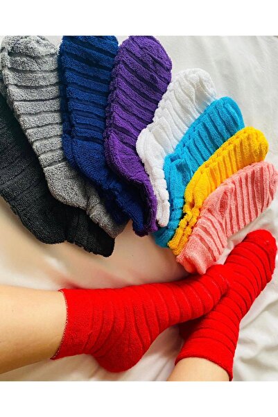 SOYTEMİZ Дамски хавлиени зимни обувки Чорапи 6 чифта