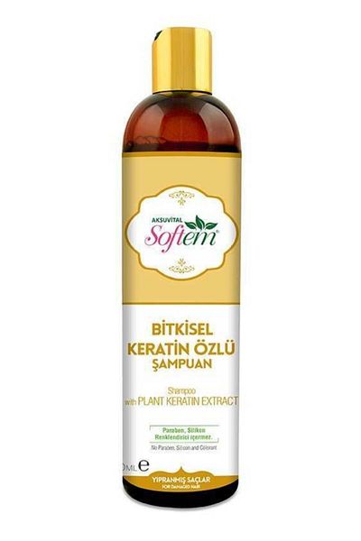 Softem Keratin Extract Herbal Shampoo - For Damaged Hair