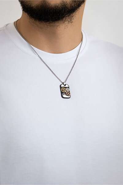 So CHIC... Zamansız Etki 50 Cm Çelik Erkek Kolye