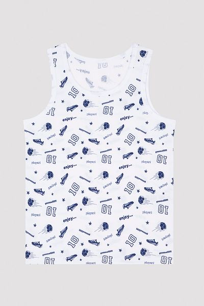 Penti Boy's Football Printed 2-Piece Undershirt