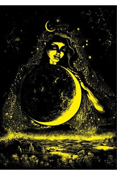 Tıfıl Toys Tablo Puzzle Ay Tanrıçası - 1000 Parça Neon