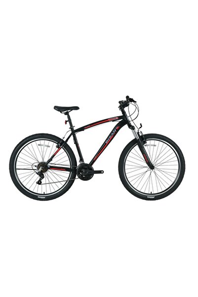Bisan BİSAN MTS 4600 21 Vites 27,5 Jant V-Fren Dağ Bisikleti MTB Siyah - Kırmızı 19''/48CM